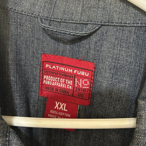 VINTAGE FUBU FAT ALBERT denim jacket 2X - Picture 3 of 5